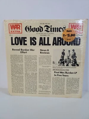 Sealed Love Is All Around Good Times LP Album 1976 - Eric Burdon and War - Vinyl Foto 1 de 4