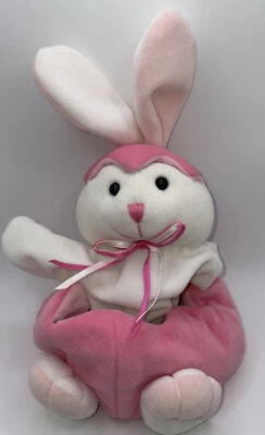 PJ игрушки винтажный 90-х кролик плюшевая ручная кукла мягкая игрушка животное Пасха - Изображение 1 из 3
