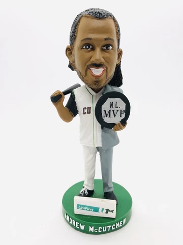 Andrew McCutchen NL MVP Bobble ALTOONA CURVE 1/2 SUIT, JERSEY SGA 13 BOBBLE HEAD Cover