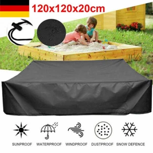 Sandkastenplane Sandkastenabdeckung Abdeckplane für Sandkasten 120*120cm - Bild 1 von 9