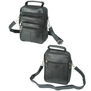 Bolso de trabajo mensajero de cuero para hombre Bolso de hombro Azafata  - Imagen 1 de 5