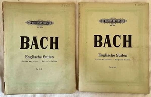Klavierwerke Johann Sebastian Bach Suiten Klavier frühe 900 Klavier - Bild 1 von 2