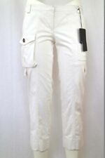 pantaloni donna ATOS LOMBARDINI 42 bianco cotone AR836