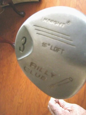 KNIGHT Lightspeed " Billy Club" #3 Driver, Loft 16" Firm Flex Graphite Shaft   - Image 1 of 4
