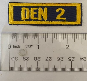 Den #2 Cub Scout Pfadfinder Aufnäher - Bild 1 von 2