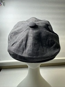 NUEVO CON ETIQUETAS Goorin Bros Periódico Niño Sombrero Plano Hombre Gris Pequeño - Imagen 1 de 10