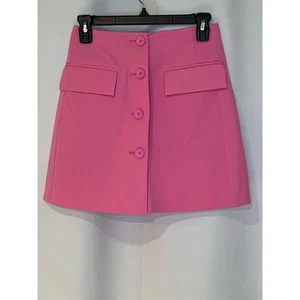 Derek Lam 10 Crosby Damen A-Linie Minirock Rosa Größe 0 Freizeit - Bild 1 von 10
