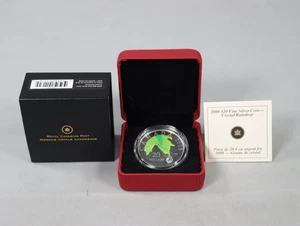 2008 Canada Crystal Raindrop $20 .999 silver in org mint packaging - Picture 1 of 3