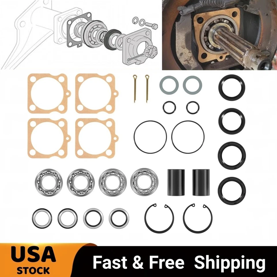 Kit de sello de cojinete de eje trasero para VW IRS Swing Axl para Volkswagen tipo 1 bug 1968-79 Foto 1 de 4