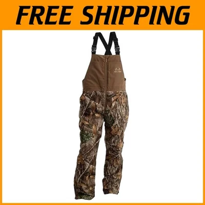 Men's Insulated Camo Hunting Bibs - Water Resistant & Breathable Midweight - Image 1 of 4