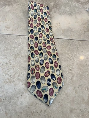 Студия Robert Talbot для кремовых овалов Nordstrom с красными серыми и темно-синими - Изображение 1 из 3