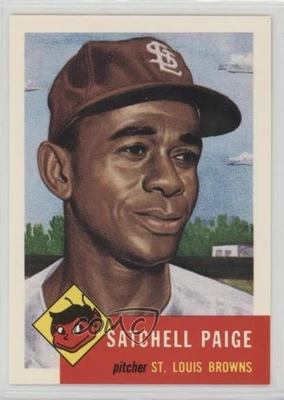 1991 Topps Archives The Ultimate 1953 Set Satchel Paige #220 HOF - Image 1 of 2