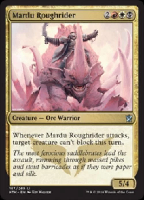 Mardu Roughrider - Medium Play MTG Khans of Tarkir - Image 1 of 1