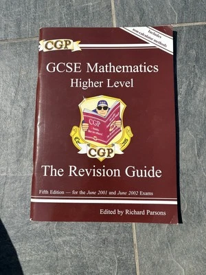 CGP GCSE Mathematics Higher Level Revision Guide – Fifth Edition 2001–2002 Exams - Image 1 of 2