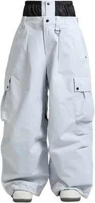 Pantalones de snowboard súper holgados para hombre impermeables a prueba de viento ropa deportiva aislada Foto 1 de 4