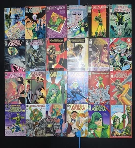 Green Arrow Comic Lot 16 Of 24 Pcs Mike Grell Run + Longbow Hunters + Annual - Picture 1 of 12
