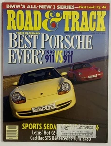 Road & Track Magazine February 1998 Porsche 911 BMW 3 Series Lexus Cadillac - Picture 1 of 2