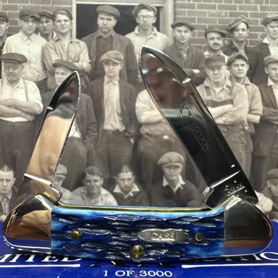 Case XX Baby Butterbean Limited Edition Ocean Blue Bone 2006 Model Mint In Box - Image 1 of 4