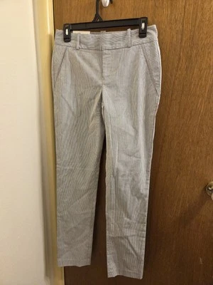 Calvin Klein Womens 0 X 31 Essential Skinny Pants New Nwt Striped - Image 1 of 4