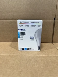 Cree 100W Equivalent Daylight (5000)BR30 Dimmable Light Quality LED Light bulb- - Picture 1 of 6