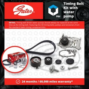 Timing Belt & Water Pump Kit fits RENAULT CLIO KR, Mk3 1.6 05 to 14 Set Gates - Picture 1 of 3