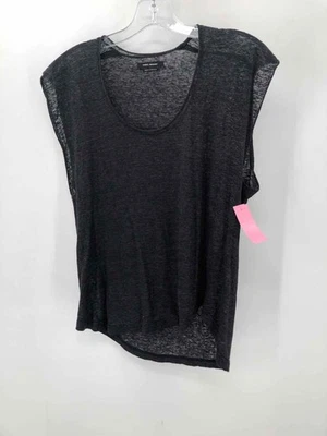 Camiseta Isabel Marant Negra Talla Grande Transparente Usada Foto 1 de 3