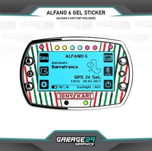 OTK Tony Kart Alfano 6 Gel Kart Lap Timer Sticker - Picture 1 of 1