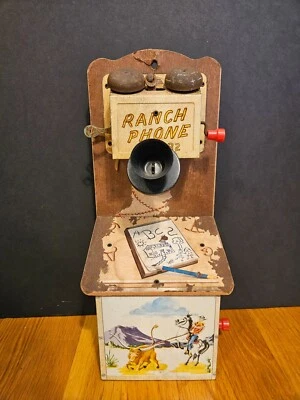 Teléfono Ranch 39R2 The Gong Bell MFG CO. Hecho en EE. UU. Foto 1 de 4
