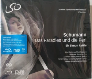 NEW SEALED 2 SACD + 1 BDA Box Set SCHUMANN Das Paradies SIMON RATTLE LSO0782 - Picture 1 of 3
