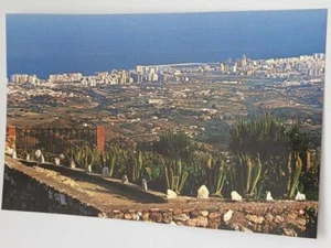 Old post card Postcard - View of the Coast from de Mijas - Spain 1980'S - Picture 1 of 2