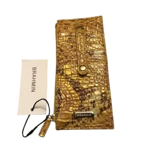 NWT Brahmin Credit Card Wallet- Yellow - Picture 1 of 4