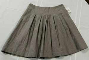 CAbi Gray Pleated Skirt, NWT, Size 6 - Picture 1 of 11