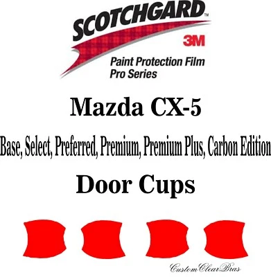 3M Scotchgard Paint Protection Film Pro Series 2022 2023 2024 2025 Mazda CX-5 - Image 1 of 3