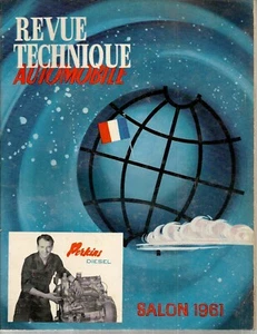 REVUE TECHNIQUE AUTOMOBILE 186 RTA 1961 SALON DE L'AUTOMOBILE 1961 MODELES 1962 - Imagen 1 de 2