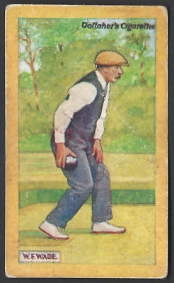GALLAHER - BRITISH CHAMPIONS OF 1923 - #14 W F WADE, BOWLING - Image 1 of 2