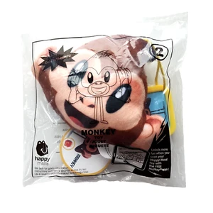 McDonalds Happy Meal Spielzeug Der Emoji Film Affe 2017 #2 Neu Versiegelt Plüsch - Bild 1 von 5
