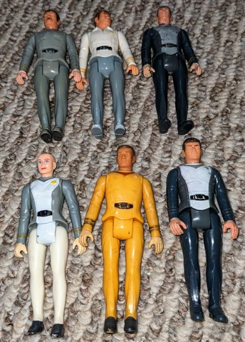 1979 Star Trek The Motion Picture 3.75 MEGO Figures x6 Full Line Spock Kirk Ilia Cover