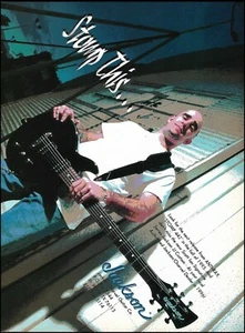 Anthrax Scott Ian Signature Jackson JJ Custom Guitar advertisement 1996 ad print - Picture 1 of 3