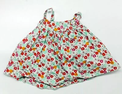 Original Bebé Flores Vestido De Petit Bateau Talla 6M 67 Primavera Verano #17958 - Imagen 1 de 2
