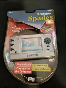 Untested For Parts Not Working Vintage Electronic Handheld Spades 1 Player Game - Picture 1 of 3
