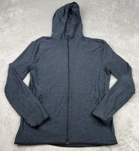 Lululemon Surge Warm Felpa con Cappuccio Uomo Grande Full Zip Blu Allenamento Atletico - Foto 1 di 13