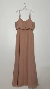 NWT Birdy Grey Gwennie Rose Quartz Bridesmaid Dress Floor Length Gown Size 2XL - Picture 1 of 12