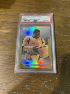 2020 Star Wars Topps Chrome Finn #2F Gold Refractor 45/50 PSA 9 MINT - Bild 1 von 2
