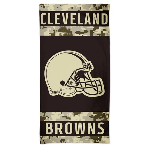 CLEVELAND BROWNS DIGITAL CAMO 30"X60" SPECTRA BEACH TOWEL NEW WINCRAFT 👀 Cover