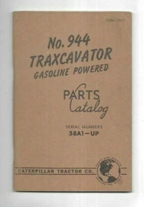 Oruga Cat No. Catálogo de piezas a gasolina Traxcavator 944 58A1-UP - Imagen 1 de 3