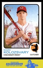 2022 Topps Heritage Mark Kolozsvary   RC #511 Cincinnati Reds