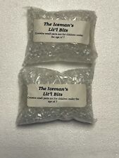 DEPT 56 LEMAX ACRYLIC ICE PELLETS BLOCKS CRYSTALS 3OZ BAG LOT OF 2