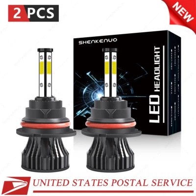 6000K For Mercury Sable 1992-2005 2 X 9007 LED Headlight High/Low Beam Bulbs Kit - Image 1 of 4