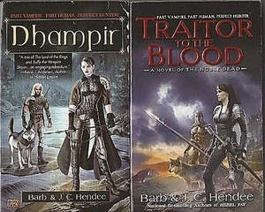 The Noble Dead:TRAITOR TO THE BLOOD & DHAMPIR by Barb & JC Hendee (2 Paperbacks) - Picture 1 of 2