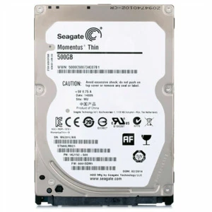 Seagate Laptop Thin ST500LM021 500GB 7200 RPM 32MB Cache SATA 6.0Gb/s 2.5" HDD - Afbeelding 1 van 5